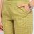 Green floral printed cotton stiched staright kurta with pant for women