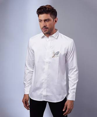 White handcrafted shirt 1