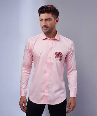 Pink handcrafted shirt 1