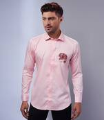 Pink handcrafted shirt