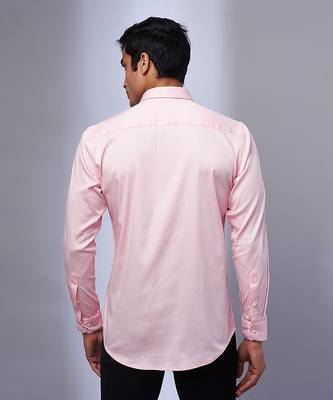Pink cotton and lycra base shirt 2