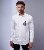 White handcrafted shirt