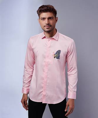 Pink handcrafted shirt 1