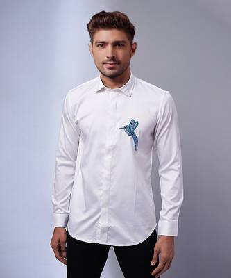 White handcrafted shirt 1