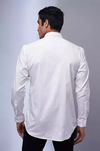 White handcrafted shirt