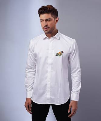 White handcrafted shirt 1