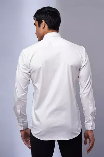 White handcrafted shirt