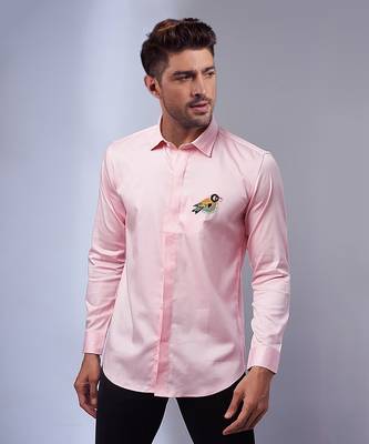 Light pink handcrafted shirt 1
