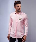 Light pink handcrafted shirt