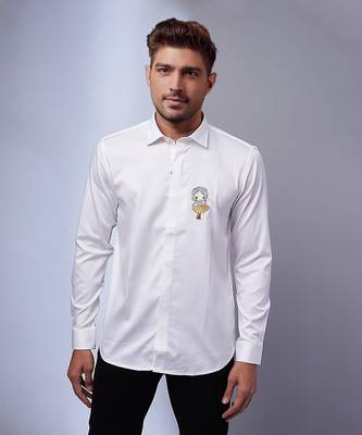 White handcrafted shirt 1