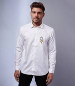 White handcrafted shirt