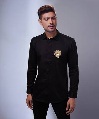 Black handcrafted shirt 1