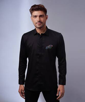 Black handcrafted shirt 1