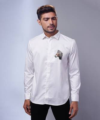 White handcrafted shirt 1
