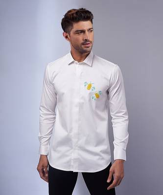 White handcrafted shirt 1