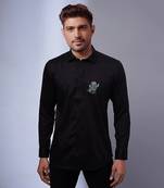 Black handcrafted shirt