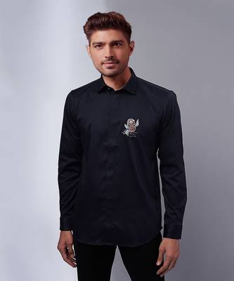 Navy handcrafted shirt 1