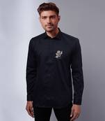 Navy handcrafted shirt