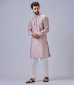 Light cream kurta set