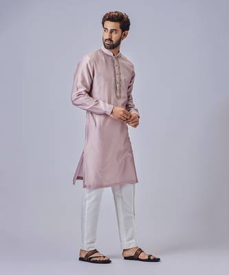 Light cream kurta set 2