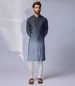 Grey ombre kurta set