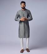 Grey pintux kurta set
