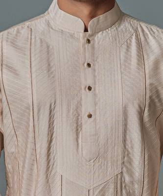 Light cream tagain kurta set 4