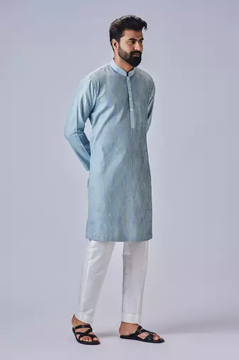 Light blue kurta set