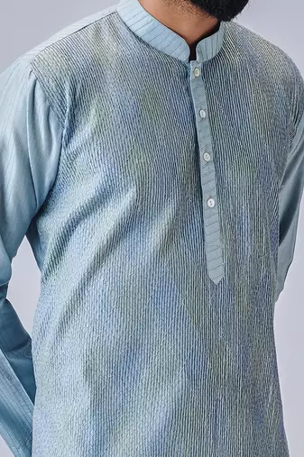 Light blue kurta set