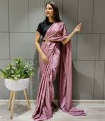 PURPLE BEAUTIFUL SILK SAREE