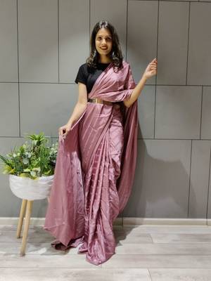 PURPLE BEAUTIFUL SILK SAREE 3
