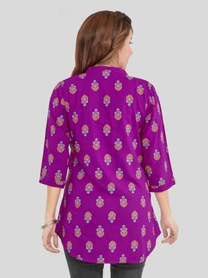  rayon printed short kurti 2