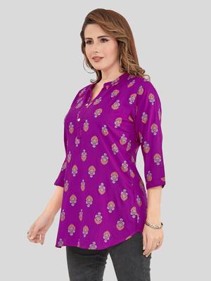  rayon printed short kurti 3