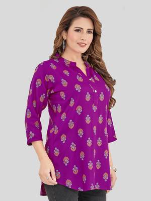  rayon printed short kurti 4