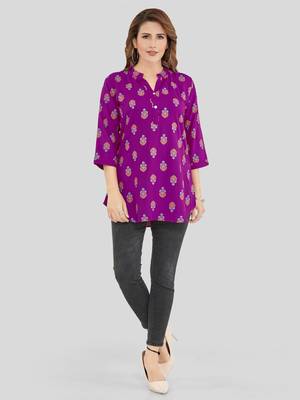  rayon printed short kurti 5
