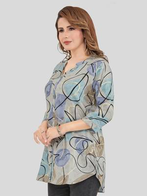  rayon printed short kurti 2