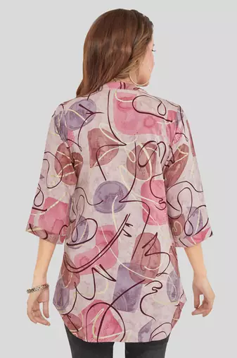  rayon printed short kurti