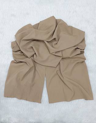 Ana light weight soft poly crinkle beige hijab 2