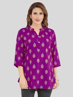  rayon printed short kurti 6