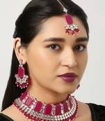 Premium Heavy Wedding Wear Necklace Set