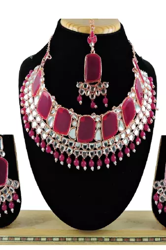 Premium Heavy Wedding Wear Necklace Set