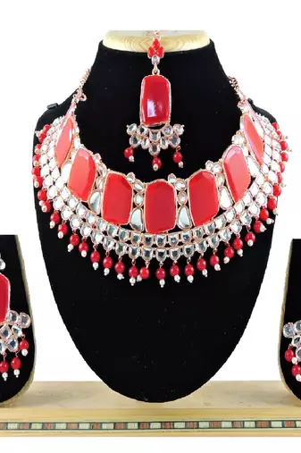 Premium Heavy Wedding Wear Necklace Set