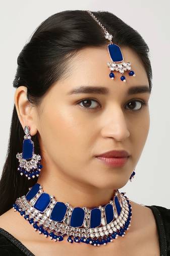 Premium Heavy Wedding Wear Necklace Set