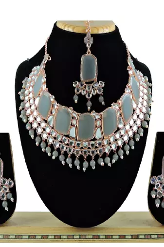 Premium Heavy Wedding Wear Necklace Set