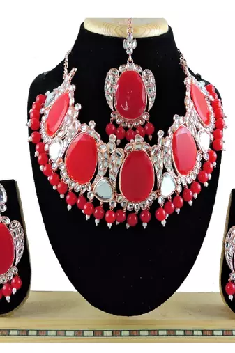 Premium Heavy Wedding Wear Necklace Set