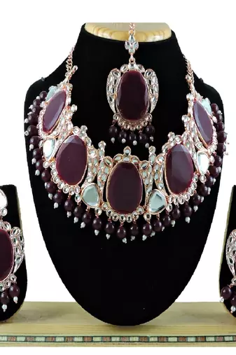Premium Heavy Wedding Wear Necklace Set