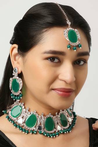 Premium Heavy Wedding Wear Necklace Set