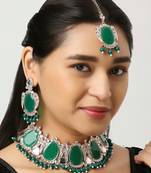 Premium Heavy Wedding Wear Necklace Set