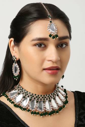 Premium Heavy Wedding Wear Necklace Set