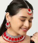 Premium Heavy Wedding Wear Necklace Set